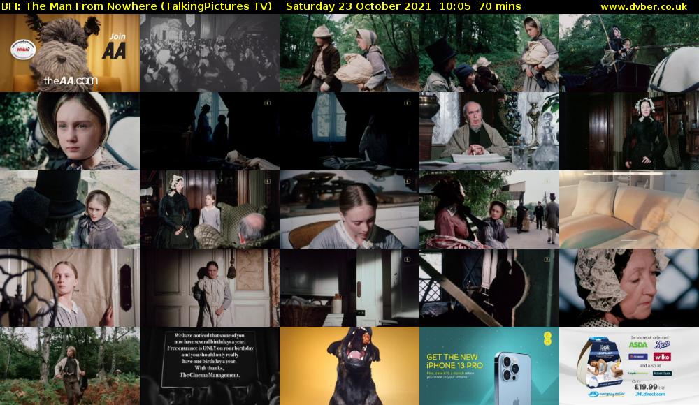 BFI: The Man From Nowhere (TalkingPictures TV) Saturday 23 October 2021 10:05 - 11:15