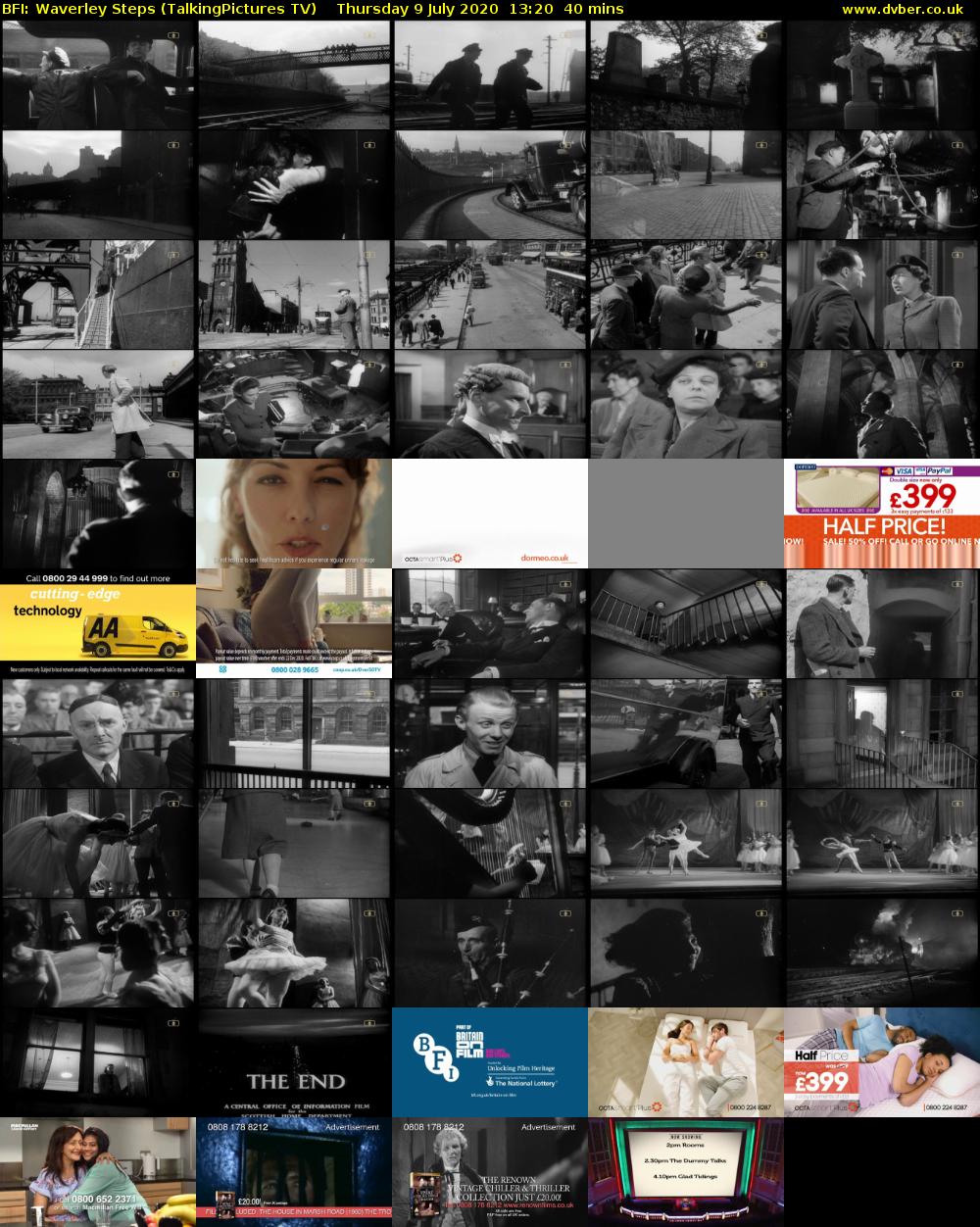 BFI: Waverley Steps (TalkingPictures TV) Thursday 9 July 2020 13:20 - 14:00