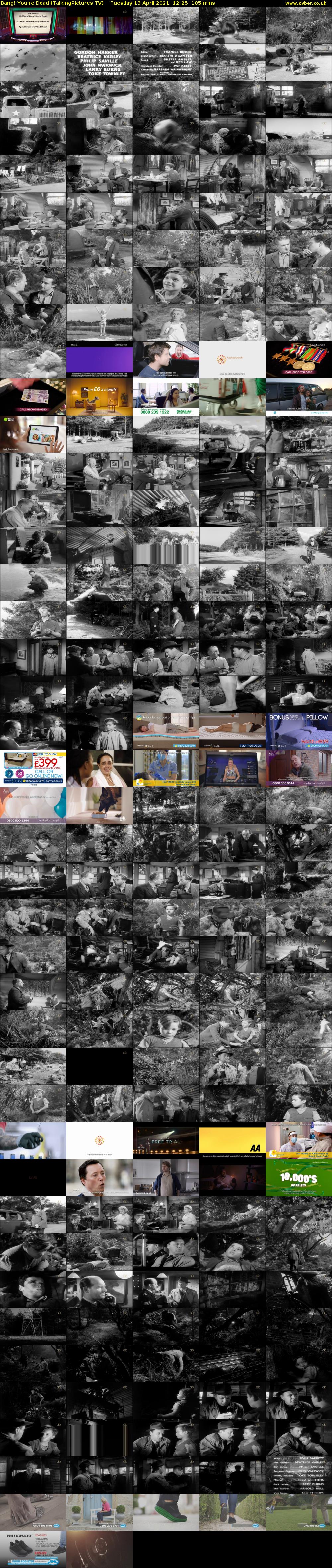 Bang! You're Dead (TalkingPictures TV) Tuesday 13 April 2021 12:25 - 14:10