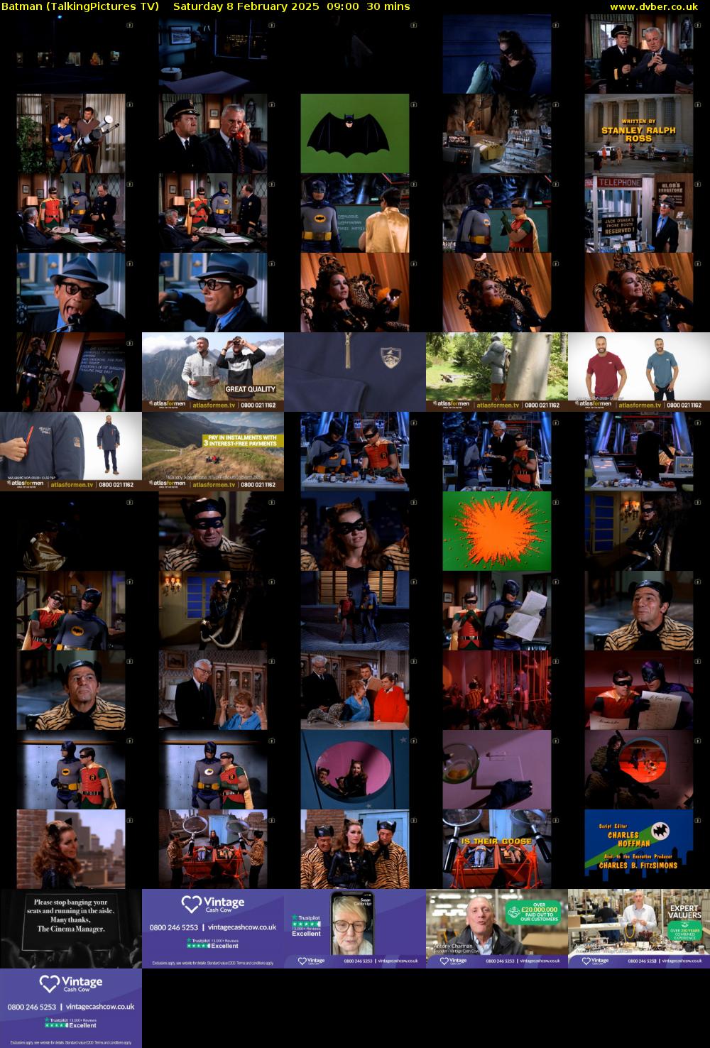 Batman (TalkingPictures TV) Saturday 8 February 2025 09:00 - 09:30