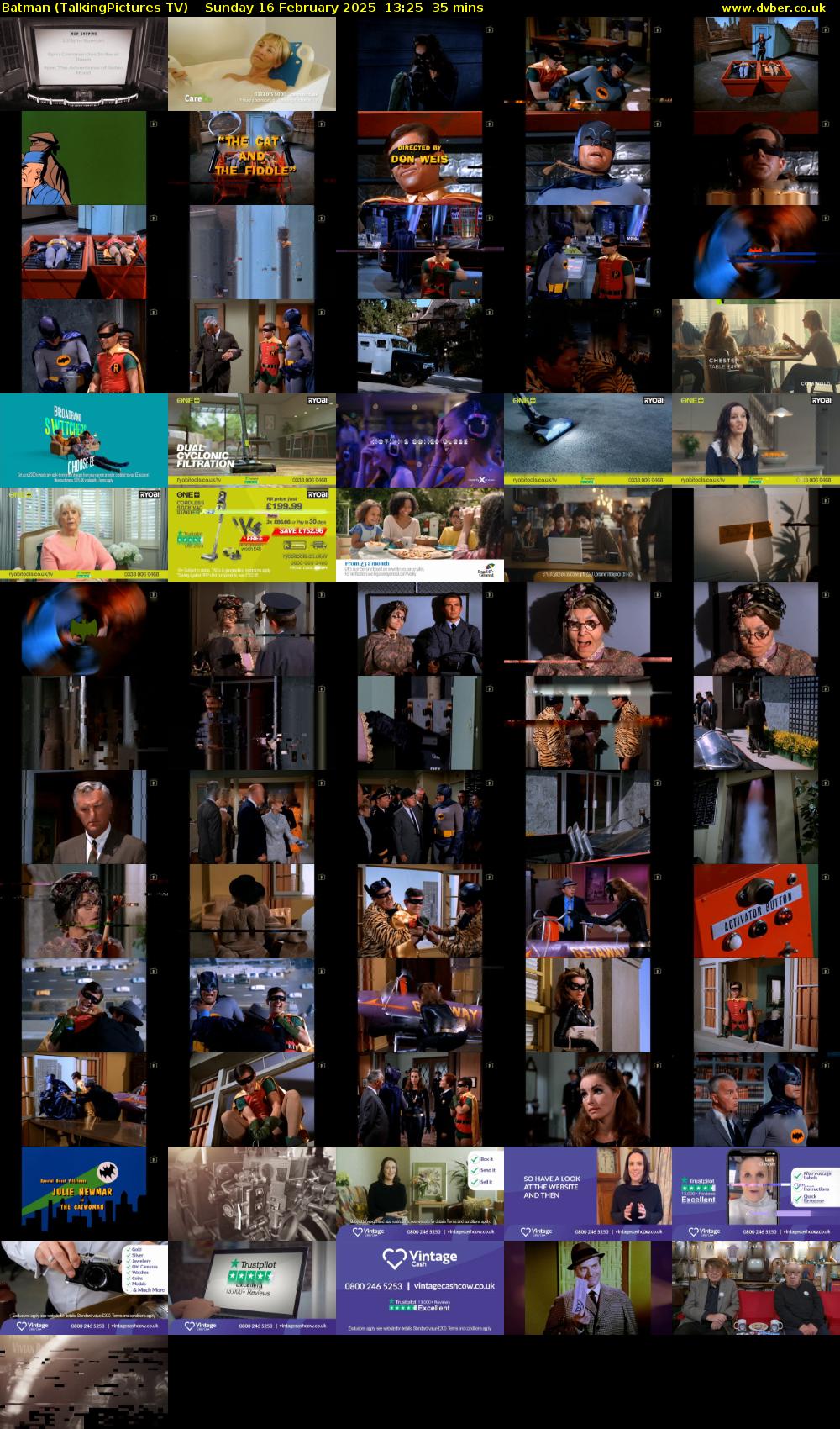 Batman (TalkingPictures TV) Sunday 16 February 2025 13:25 - 14:00