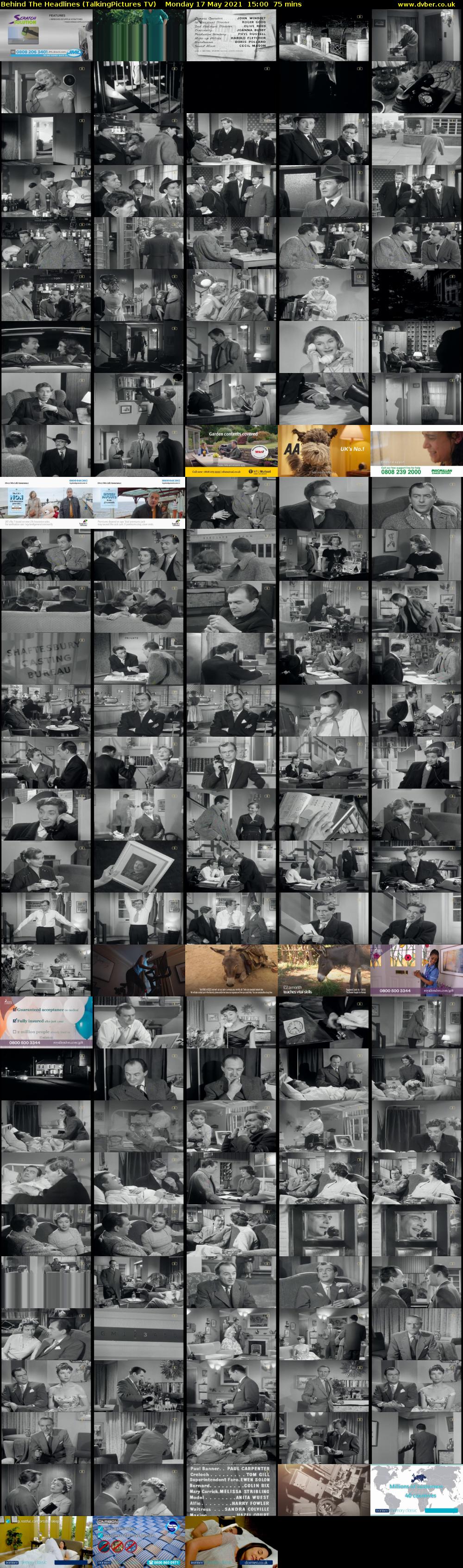 Behind The Headlines (TalkingPictures TV) Monday 17 May 2021 15:00 - 16:15