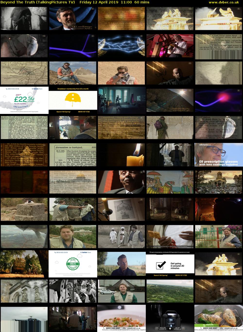 Beyond The Truth (TalkingPictures TV) Friday 12 April 2019 11:00 - 12:00