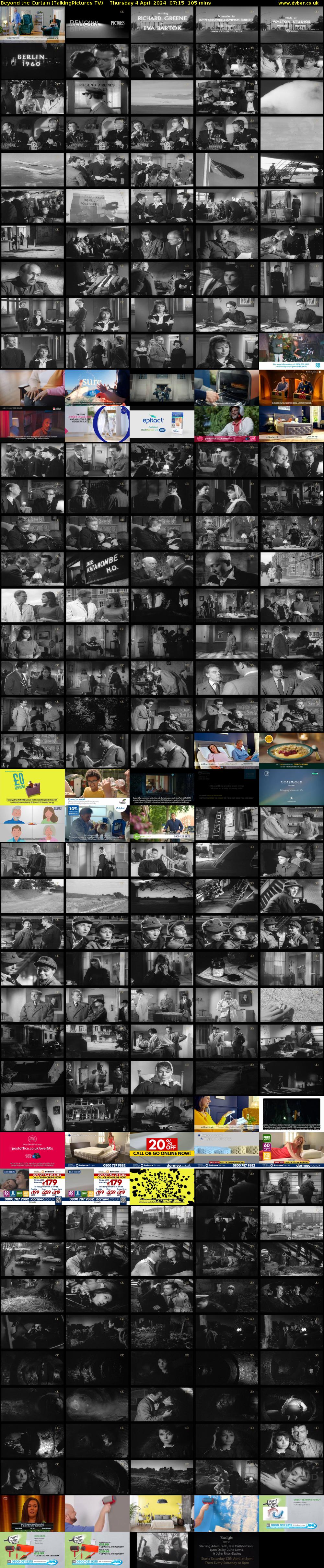 Beyond the Curtain (TalkingPictures TV) Thursday 4 April 2024 07:15 - 09:00