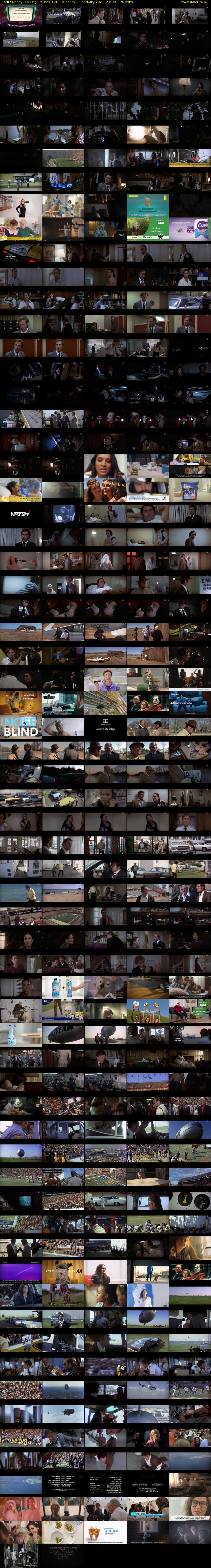 Black Sunday (TalkingPictures TV) Tuesday 9 February 2021 21:00 - 23:50