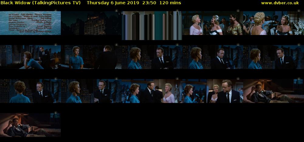 Black Widow (TalkingPictures TV) Thursday 6 June 2019 23:50 - 01:50