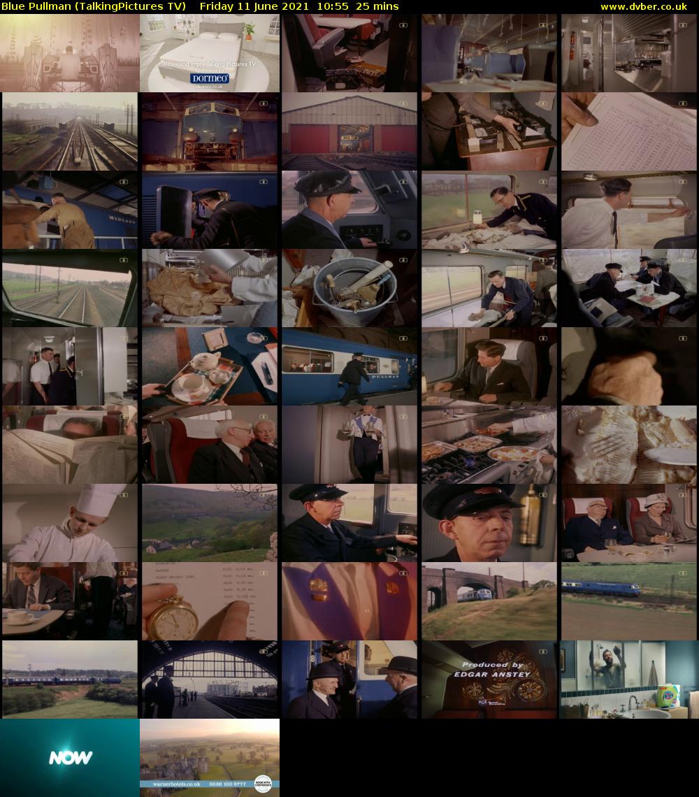 Blue Pullman (TalkingPictures TV) Friday 11 June 2021 10:55 - 11:20