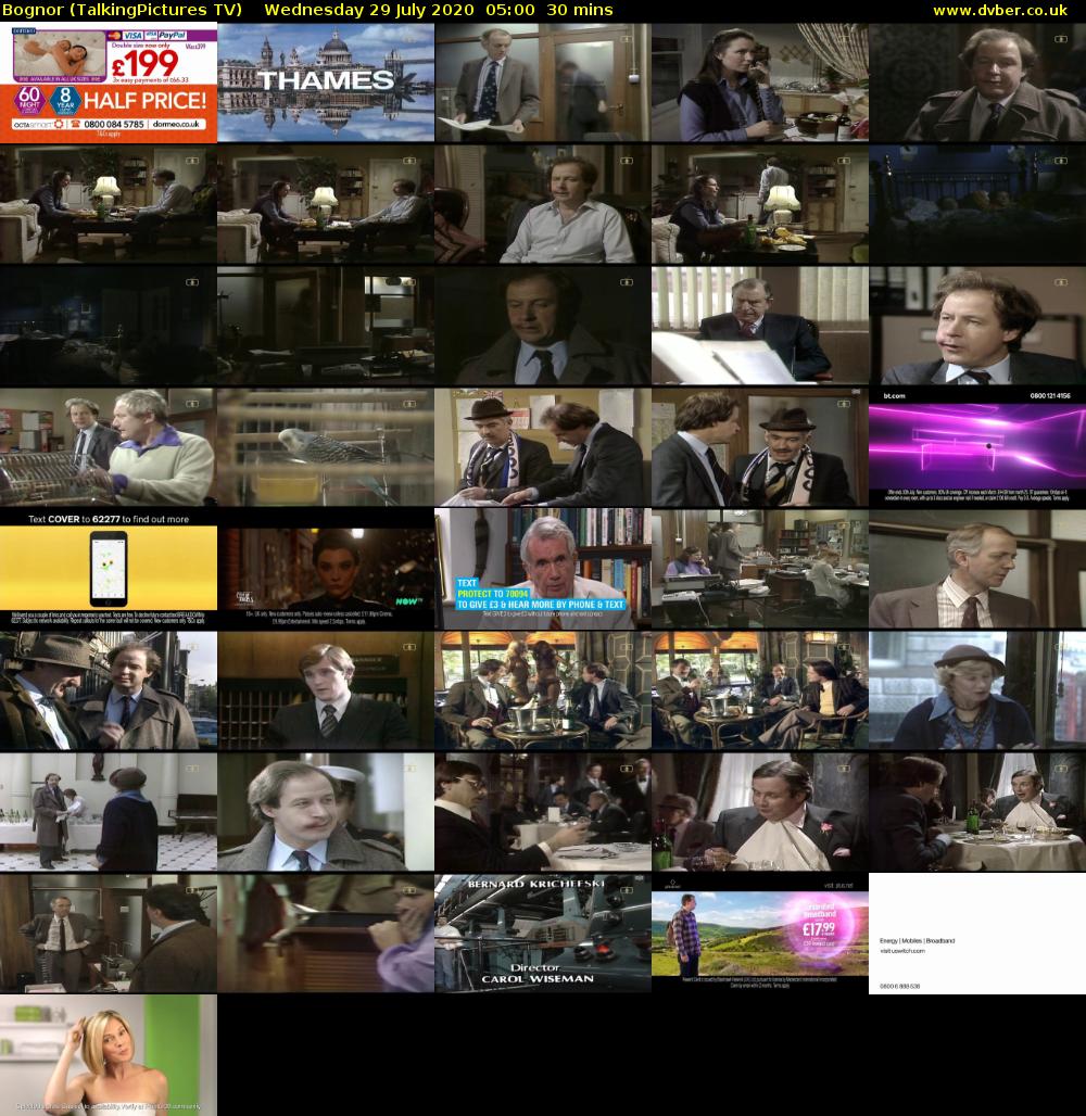 Bognor (TalkingPictures TV) Wednesday 29 July 2020 05:00 - 05:30