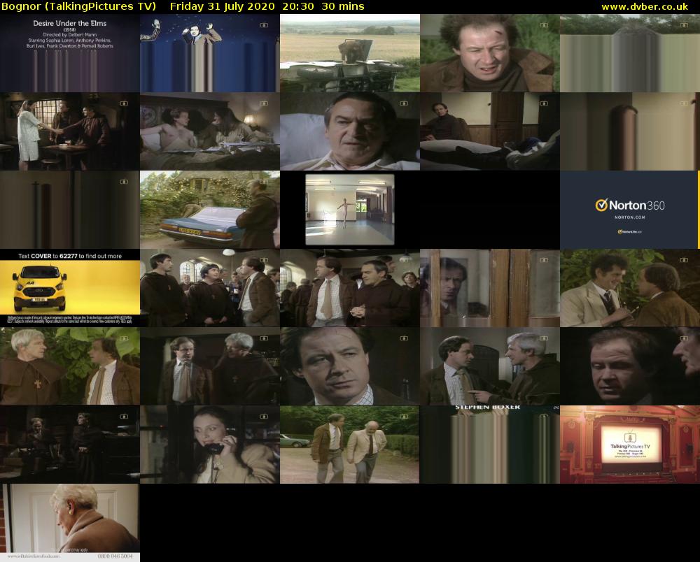 Bognor (TalkingPictures TV) Friday 31 July 2020 20:30 - 21:00