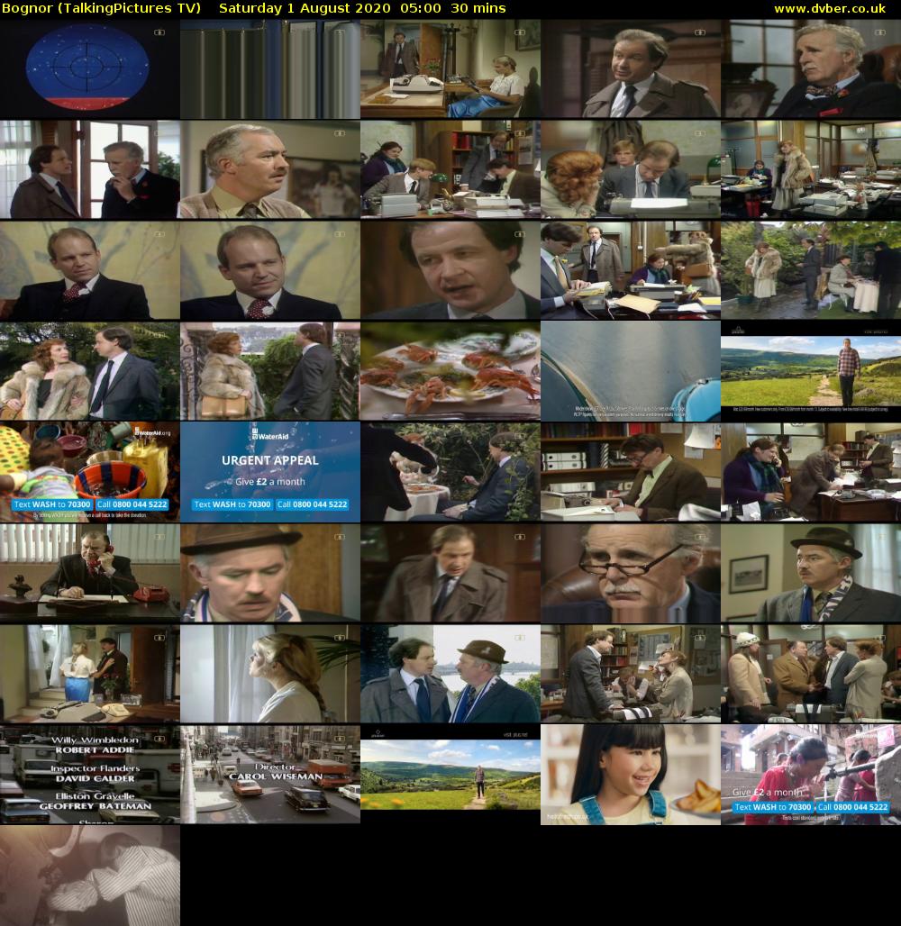 Bognor (TalkingPictures TV) Saturday 1 August 2020 05:00 - 05:30
