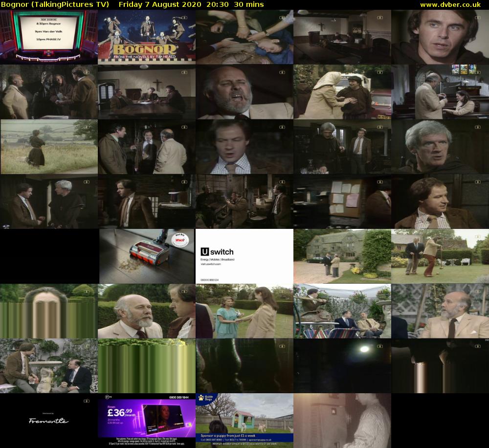 Bognor (TalkingPictures TV) Friday 7 August 2020 20:30 - 21:00