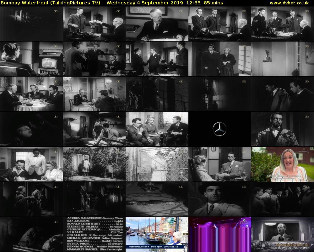 Bombay Waterfront (TalkingPictures TV) Wednesday 4 September 2019 12:35 - 14:00