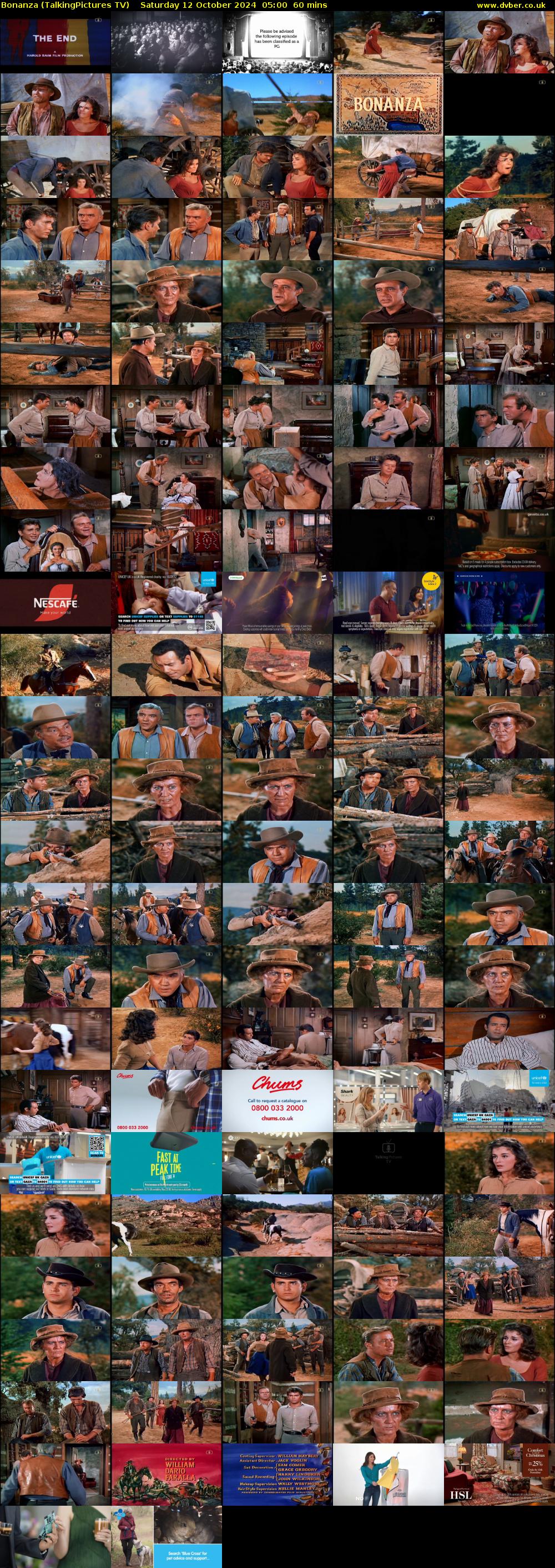 Bonanza (TalkingPictures TV) Saturday 12 October 2024 05:00 - 06:00