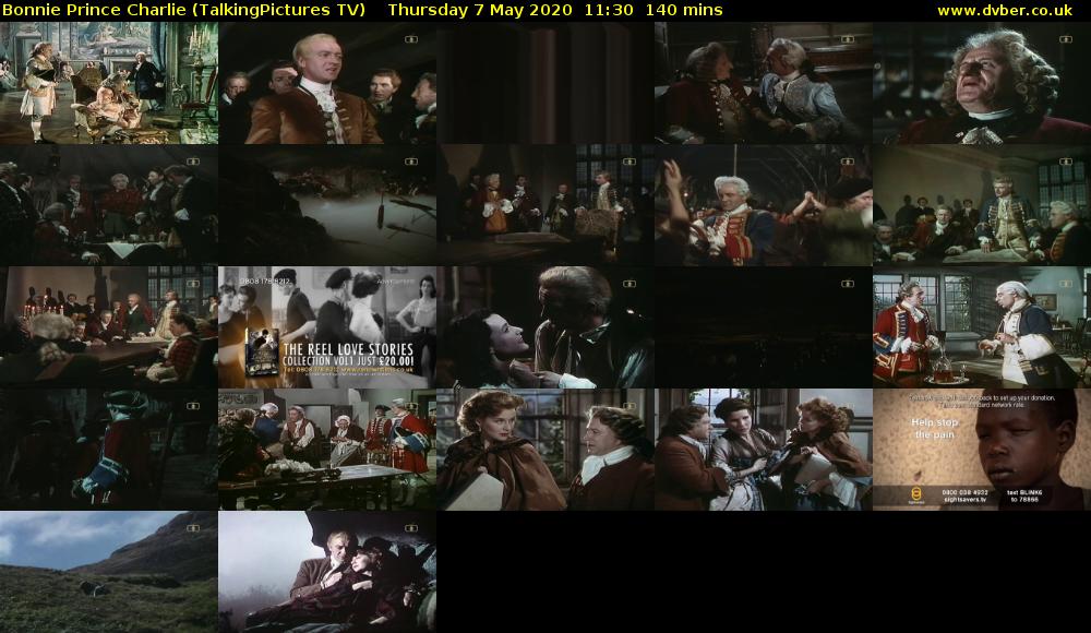Bonnie Prince Charlie (TalkingPictures TV) Thursday 7 May 2020 11:30 - 13:50