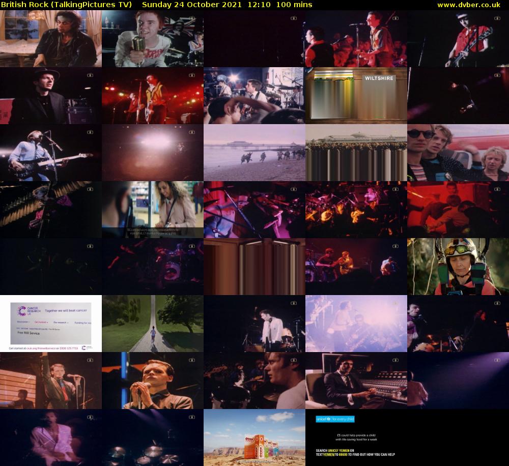 British Rock (TalkingPictures TV) Sunday 24 October 2021 12:10 - 13:50