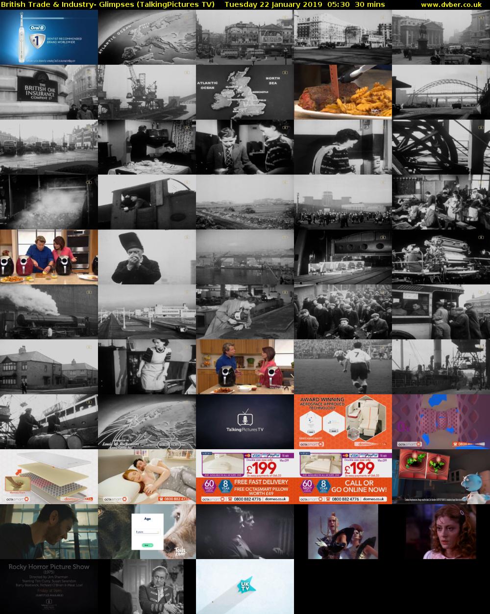 British Trade & Industry- Glimpses (TalkingPictures TV) Tuesday 22 January 2019 05:30 - 06:00