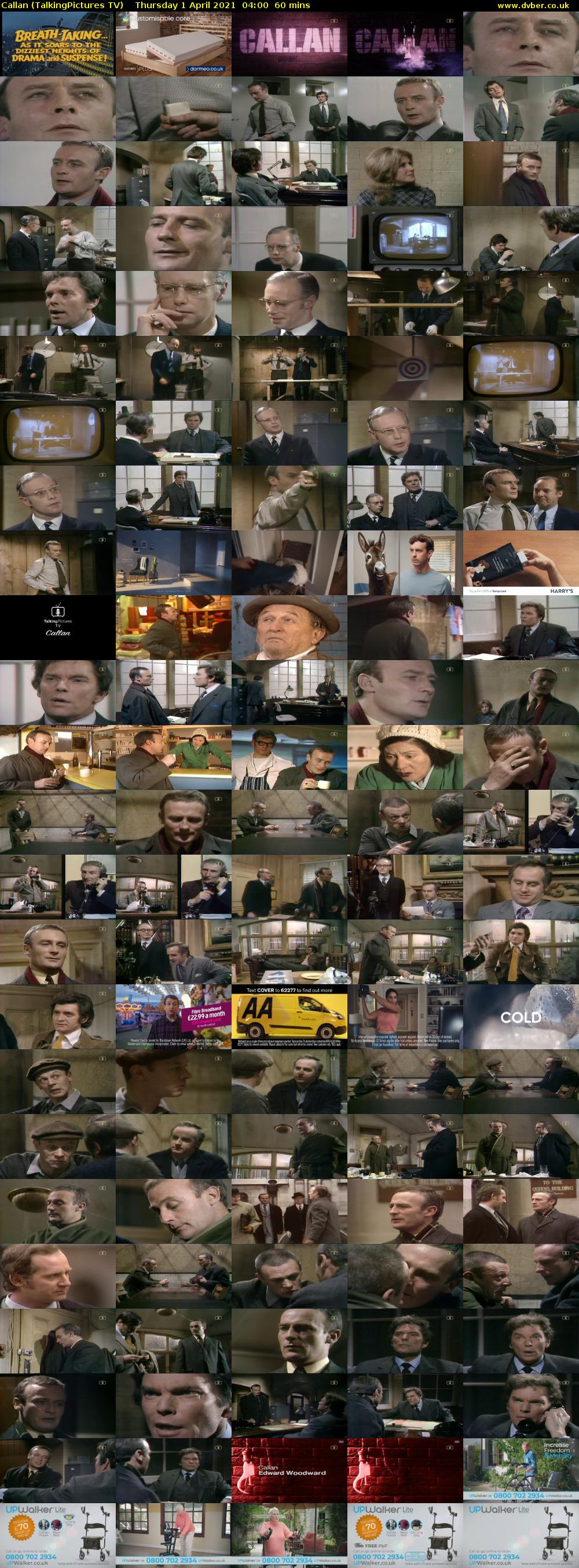 Callan (TalkingPictures TV) Thursday 1 April 2021 04:00 - 05:00