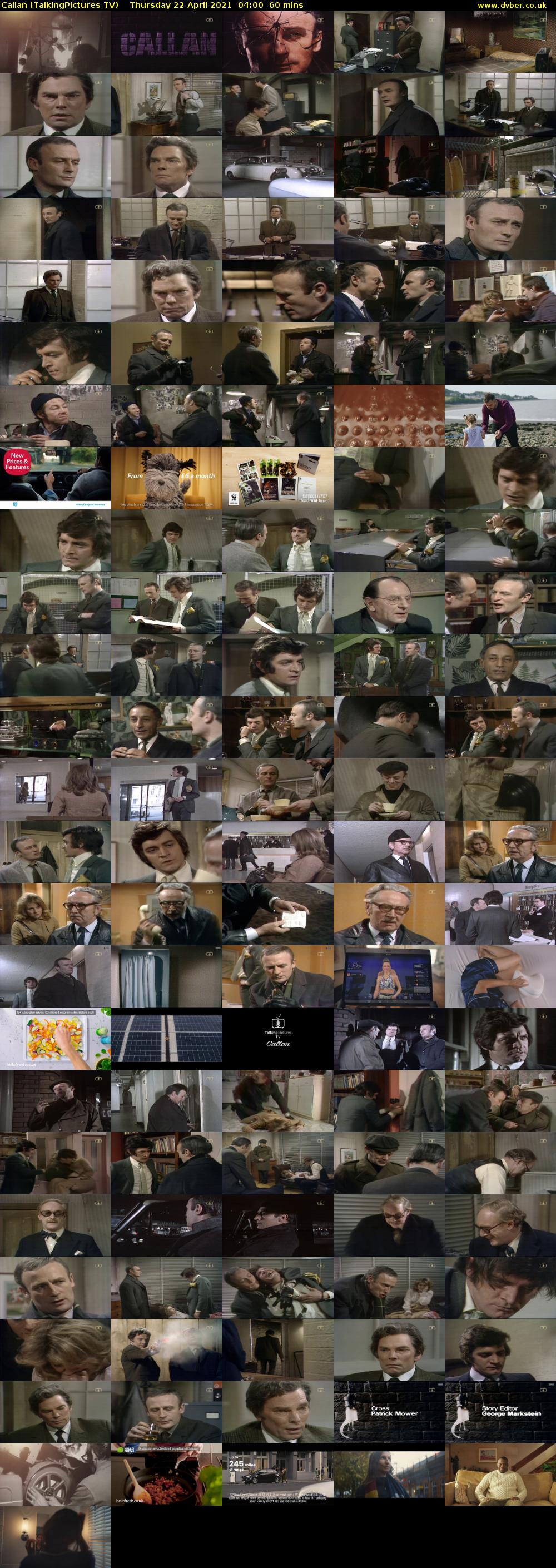 Callan (TalkingPictures TV) Thursday 22 April 2021 04:00 - 05:00