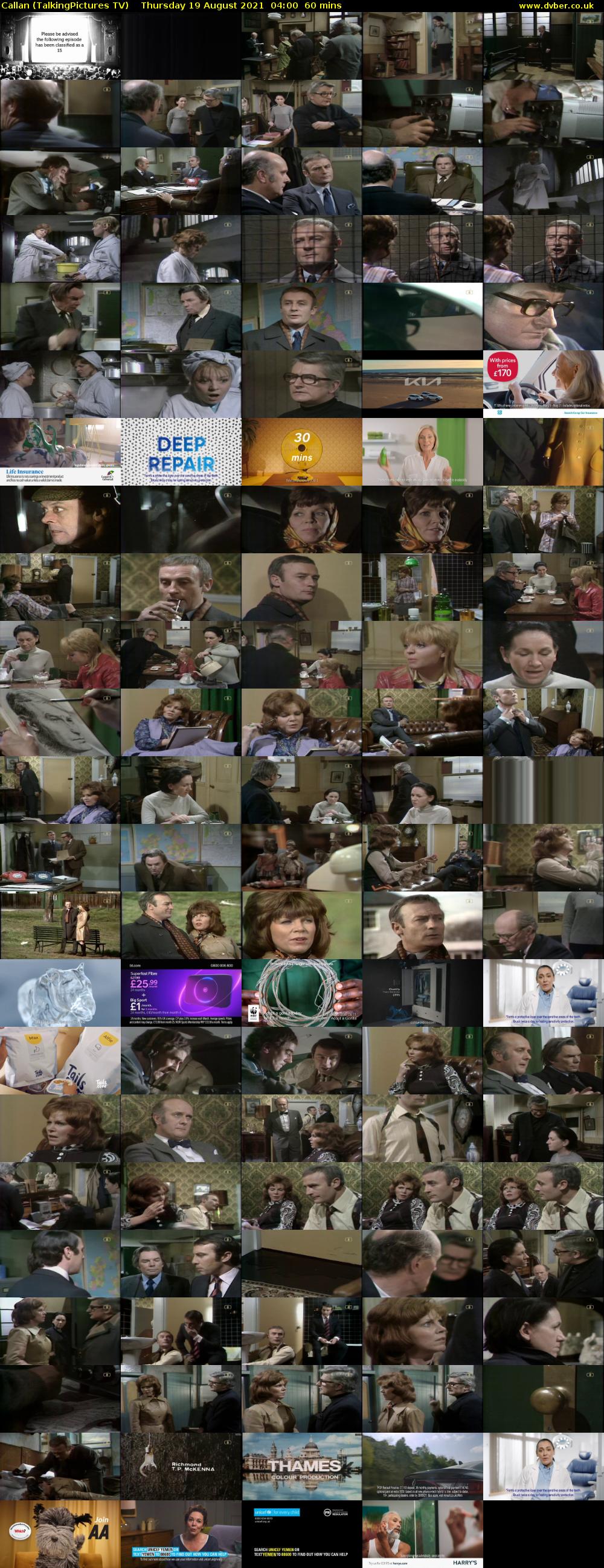Callan (TalkingPictures TV) Thursday 19 August 2021 04:00 - 05:00