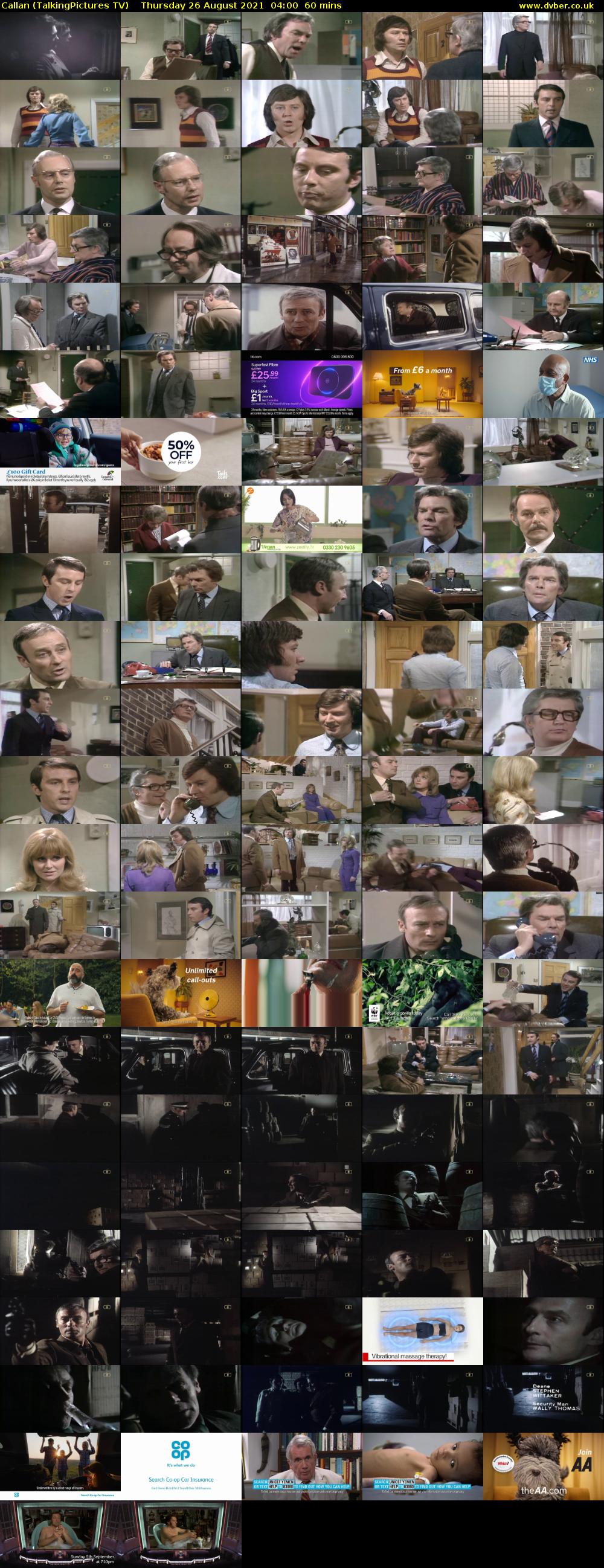 Callan (TalkingPictures TV) Thursday 26 August 2021 04:00 - 05:00