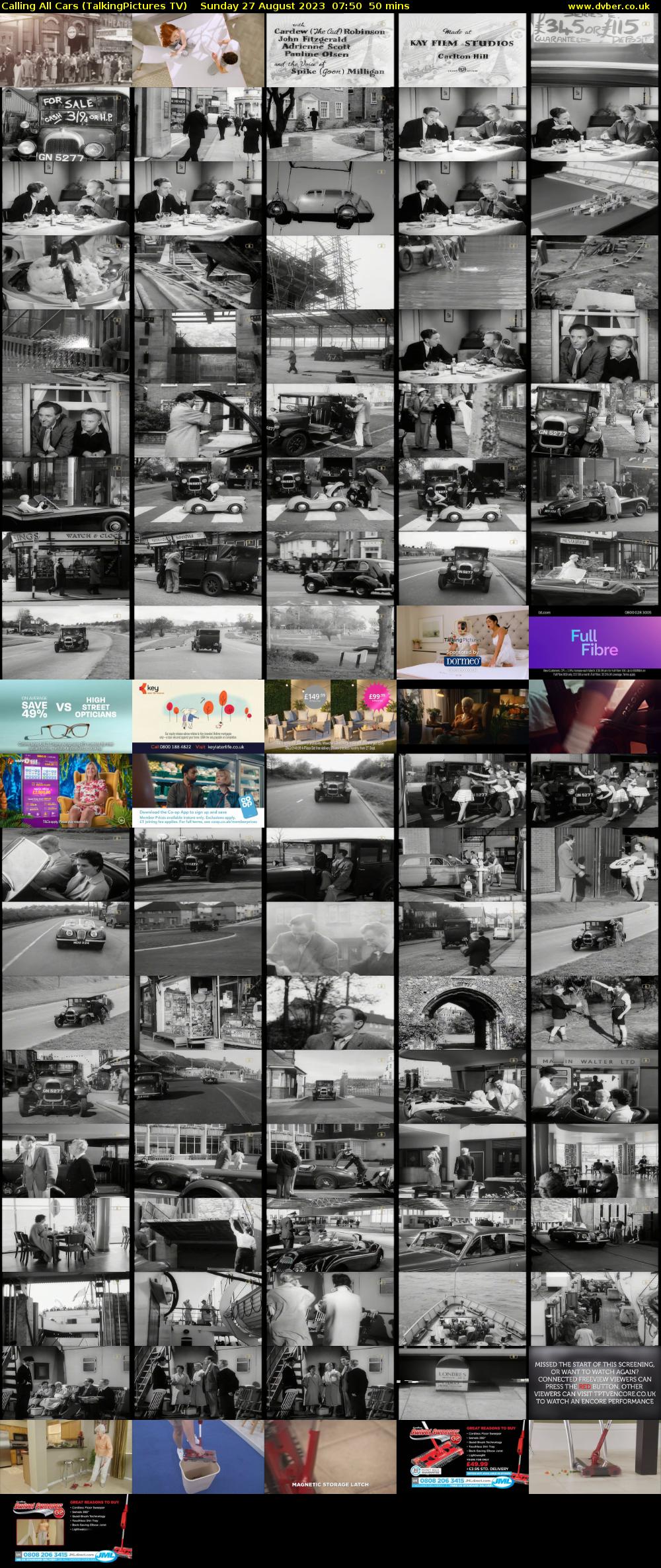 Calling All Cars (TalkingPictures TV) Sunday 27 August 2023 07:50 - 08:40