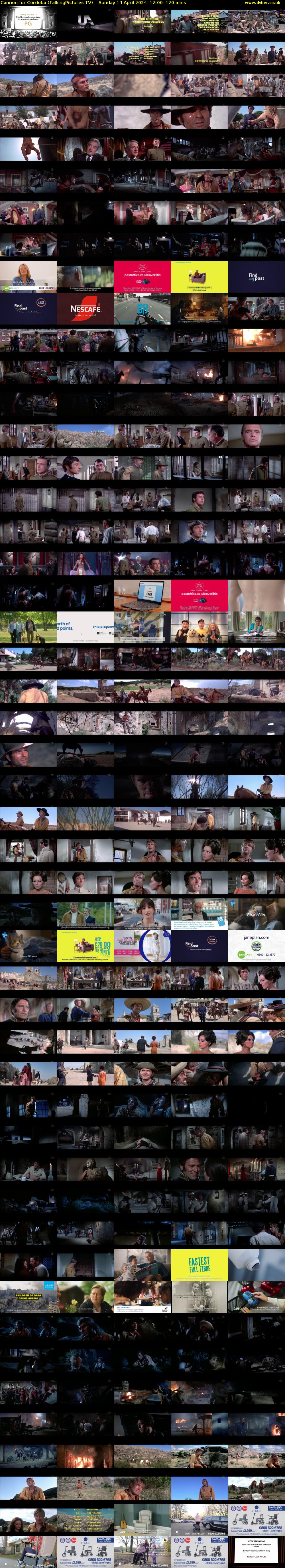 Cannon for Cordoba (TalkingPictures TV) Sunday 14 April 2024 12:00 - 14:00