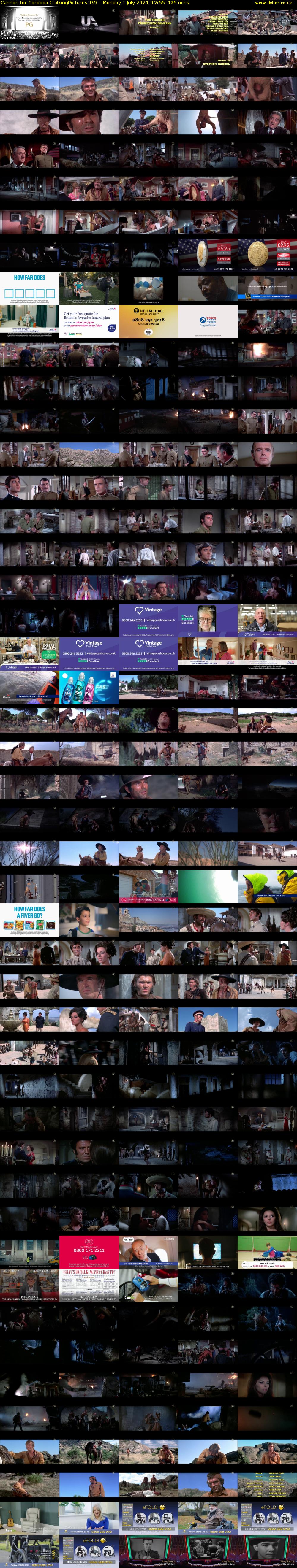 Cannon for Cordoba (TalkingPictures TV) Monday 1 July 2024 12:55 - 15:00
