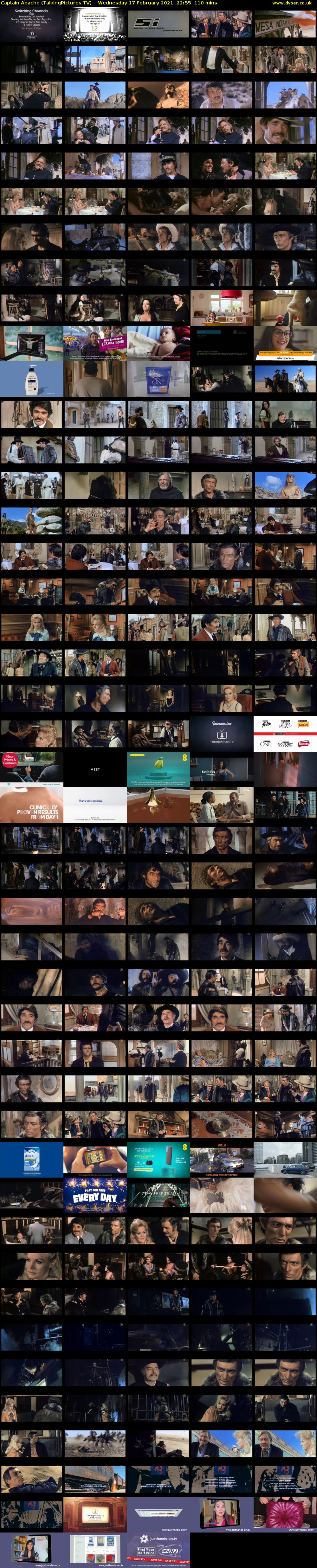 Captain Apache (TalkingPictures TV) Wednesday 17 February 2021 22:55 - 00:45