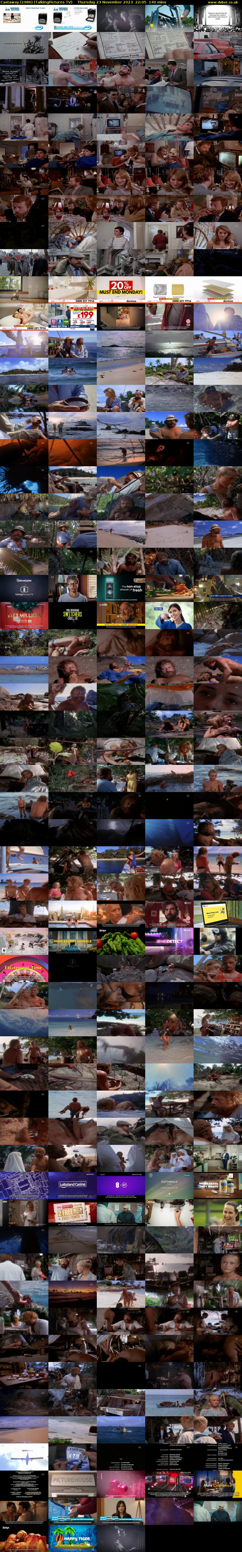 Castaway (1986) (TalkingPictures TV) Thursday 23 November 2023 22:05 - 00:25