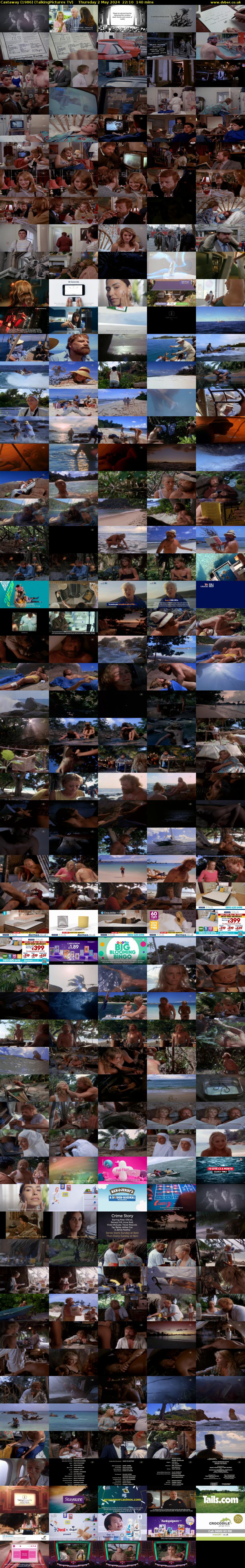 Castaway (1986) (TalkingPictures TV) Thursday 2 May 2024 22:10 - 00:30
