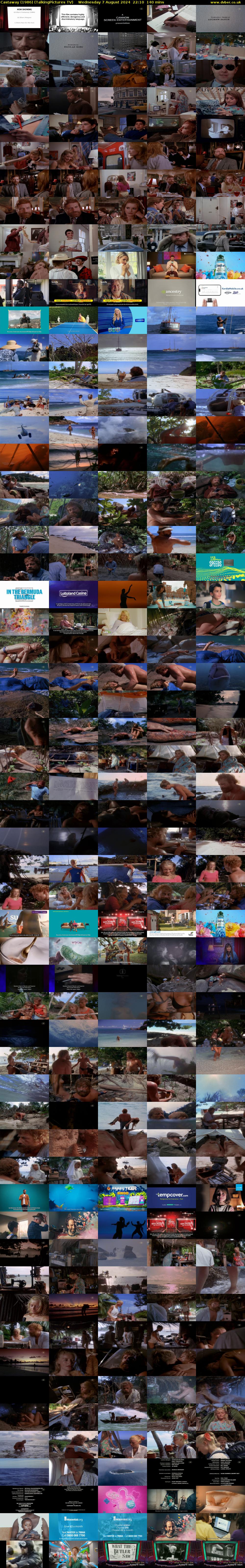 Castaway (1986) (TalkingPictures TV) Wednesday 7 August 2024 22:10 - 00:30