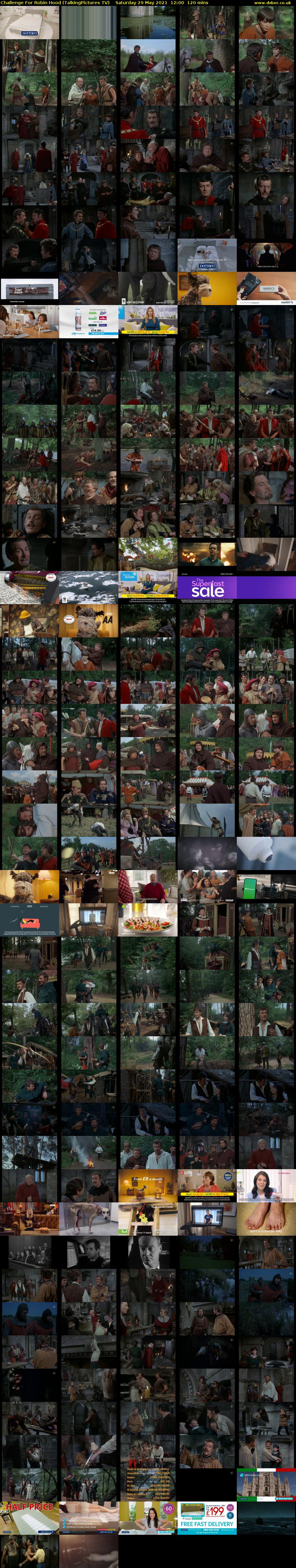 Challenge For Robin Hood (TalkingPictures TV) Saturday 29 May 2021 12:00 - 14:00
