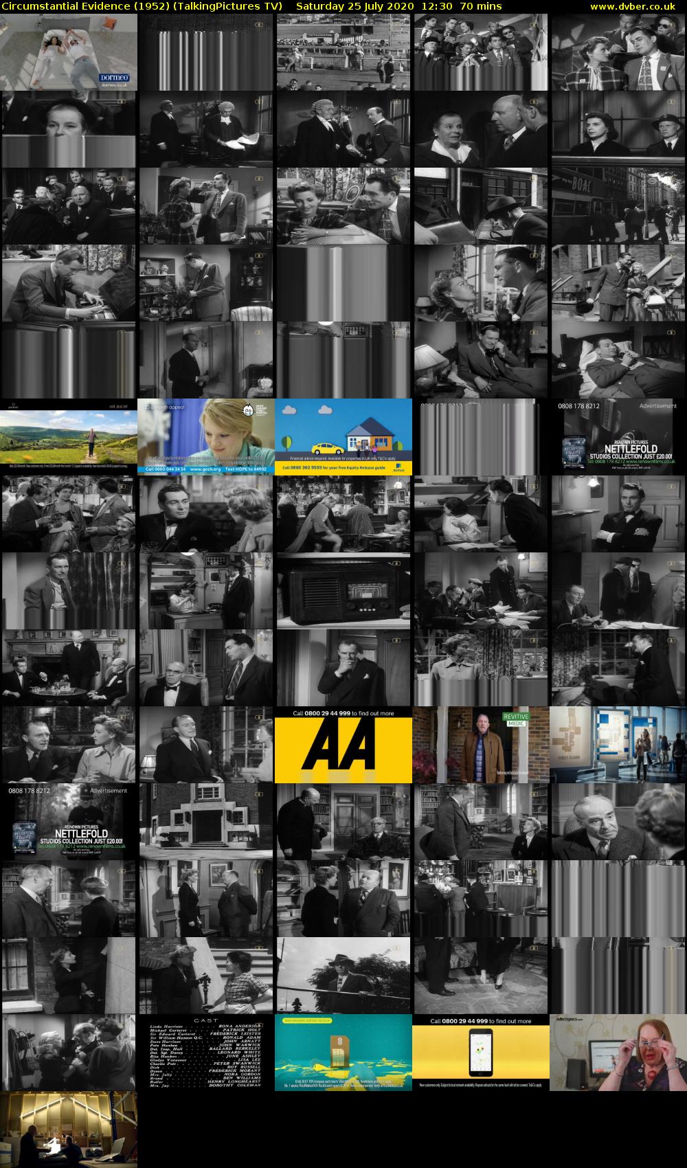 Circumstantial Evidence (1952) (TalkingPictures TV) Saturday 25 July 2020 12:30 - 13:40