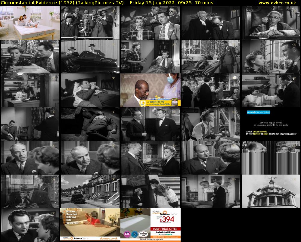 Circumstantial Evidence (1952) (TalkingPictures TV) Friday 15 July 2022 09:25 - 10:35