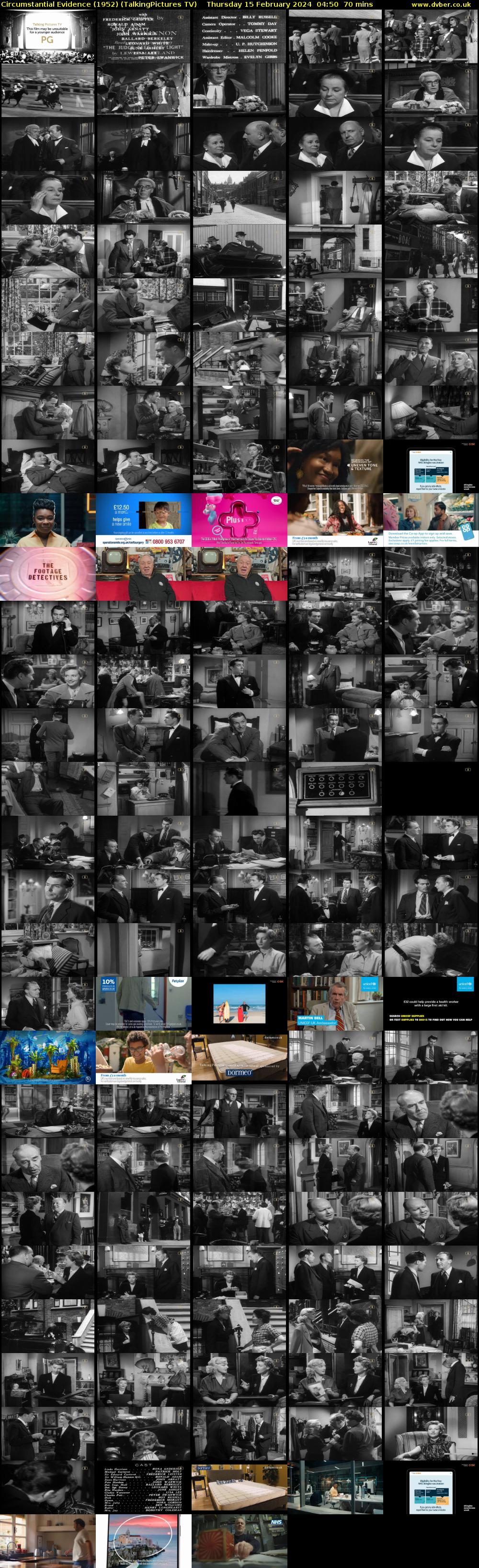 Circumstantial Evidence (1952) (TalkingPictures TV) Thursday 15 February 2024 04:50 - 06:00