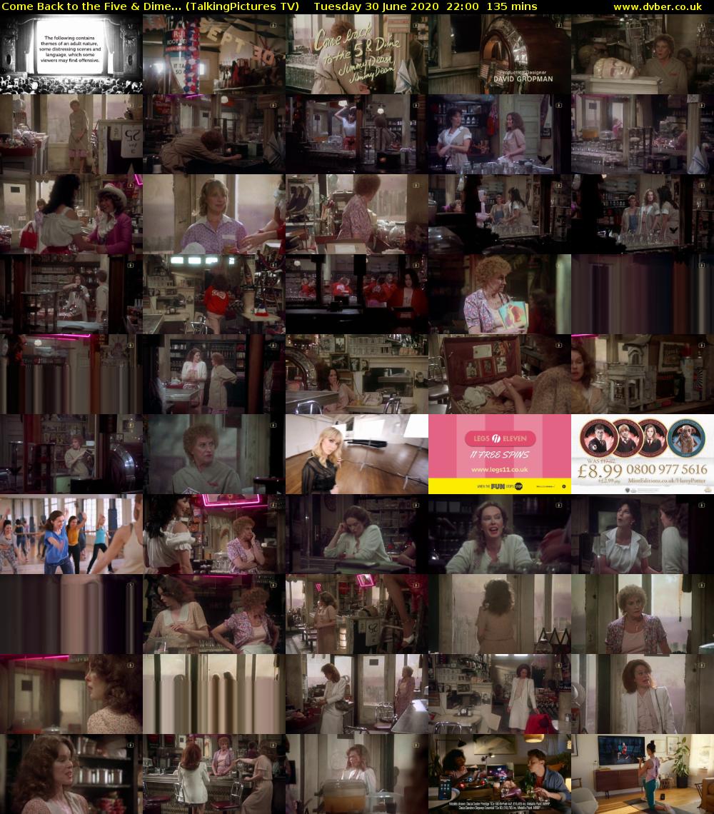 Come Back to the Five & Dime... (TalkingPictures TV) Tuesday 30 June 2020 22:00 - 00:15