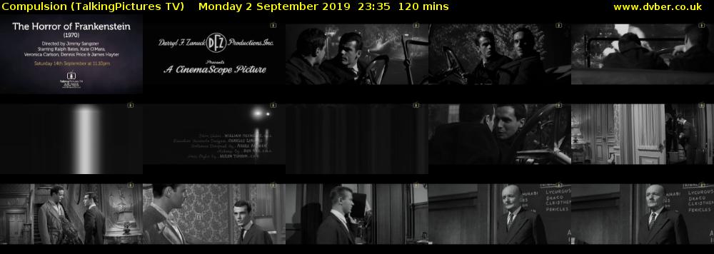 Compulsion (TalkingPictures TV) Monday 2 September 2019 23:35 - 01:35
