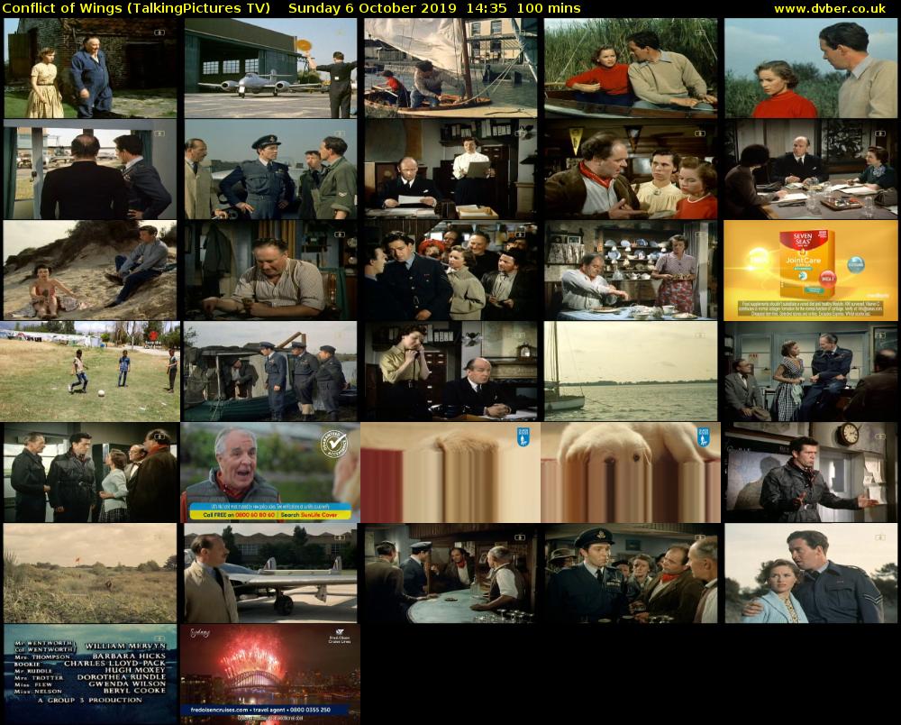 Conflict of Wings (TalkingPictures TV) Sunday 6 October 2019 14:35 - 16:15
