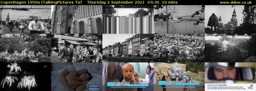 Copenhagen 1950s (TalkingPictures TV) Thursday 2 September 2021 03:30 - 03:40