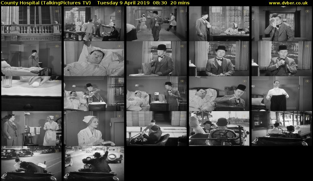 County Hospital (TalkingPictures TV) Tuesday 9 April 2019 08:30 - 08:50