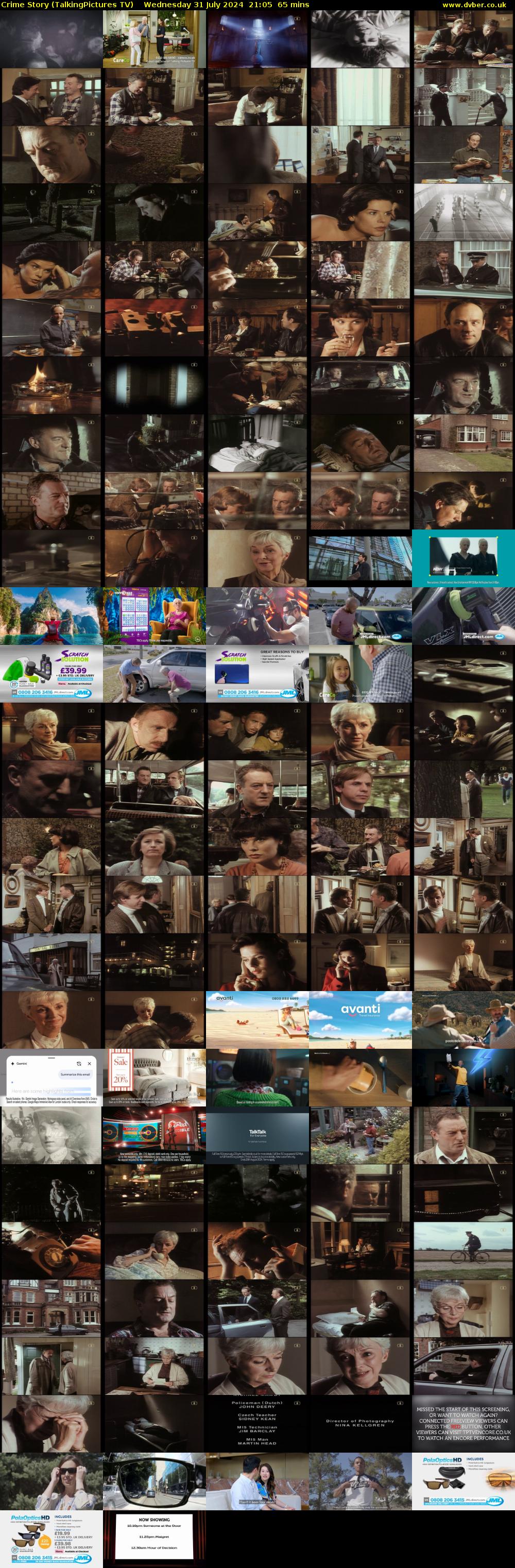 Crime Story (TalkingPictures TV) Wednesday 31 July 2024 21:05 - 22:10