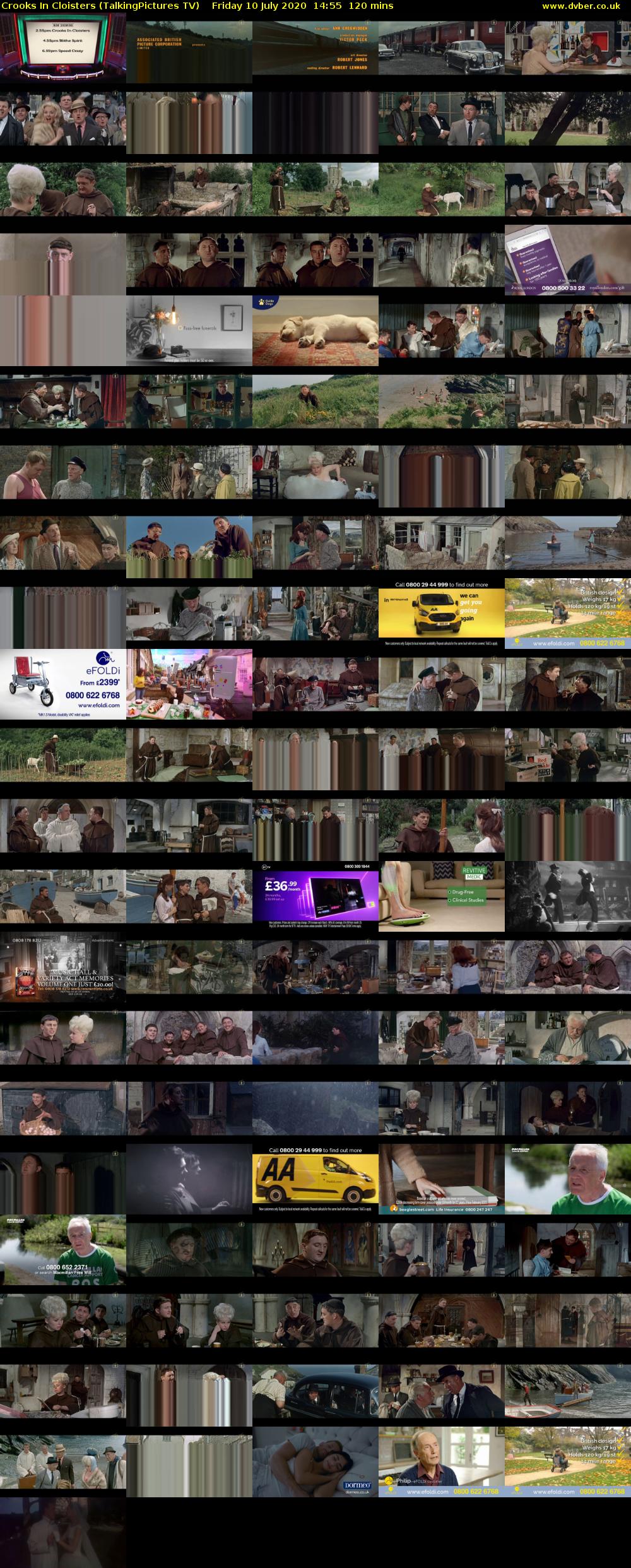 Crooks In Cloisters (TalkingPictures TV) Friday 10 July 2020 14:55 - 16:55