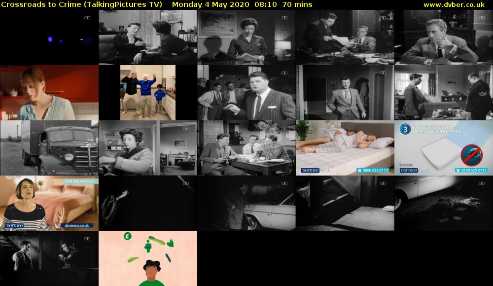 Crossroads to Crime (TalkingPictures TV) Monday 4 May 2020 08:10 - 09:20