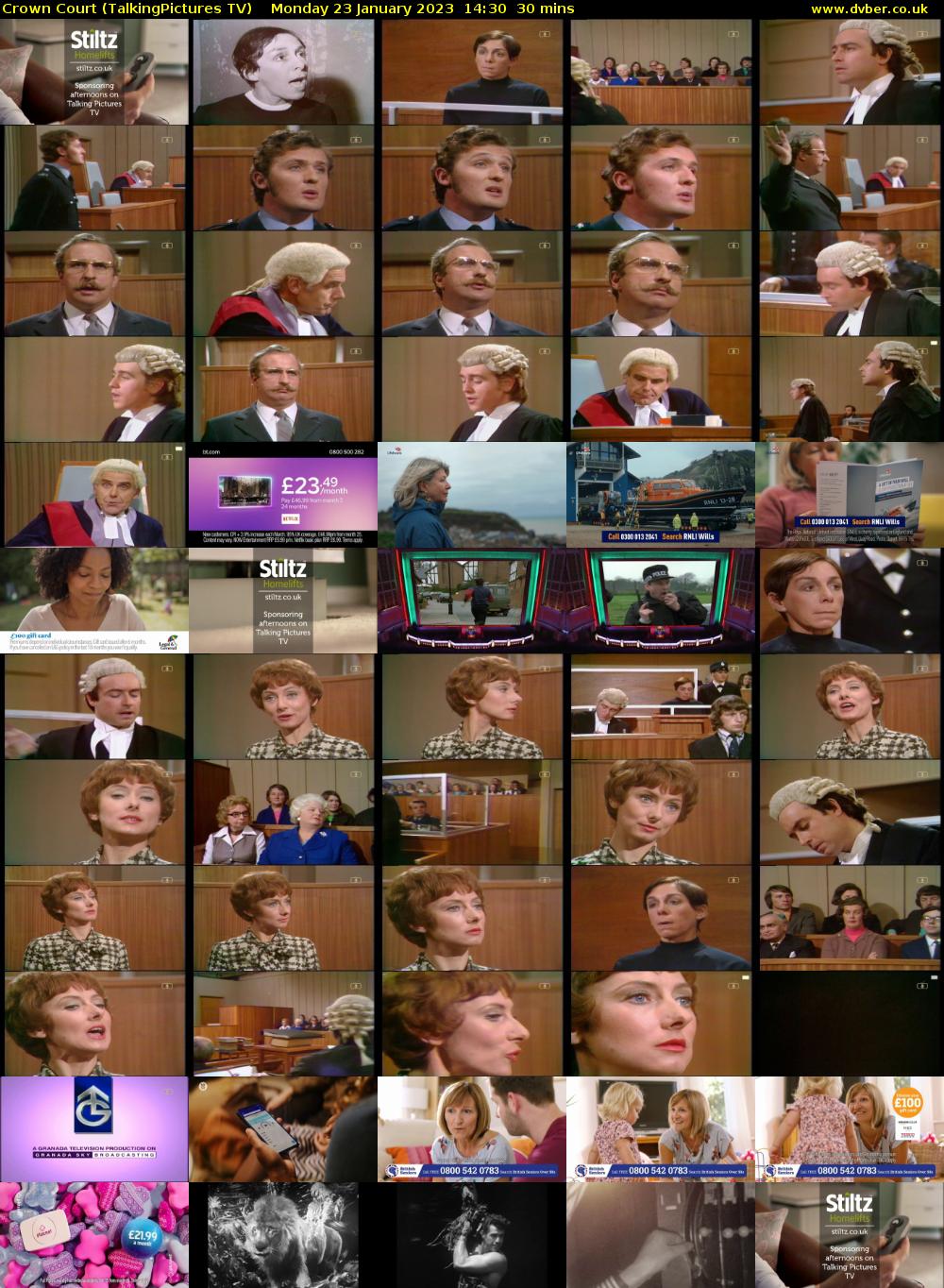 Crown Court (TalkingPictures TV) Monday 23 January 2023 14:30 - 15:00