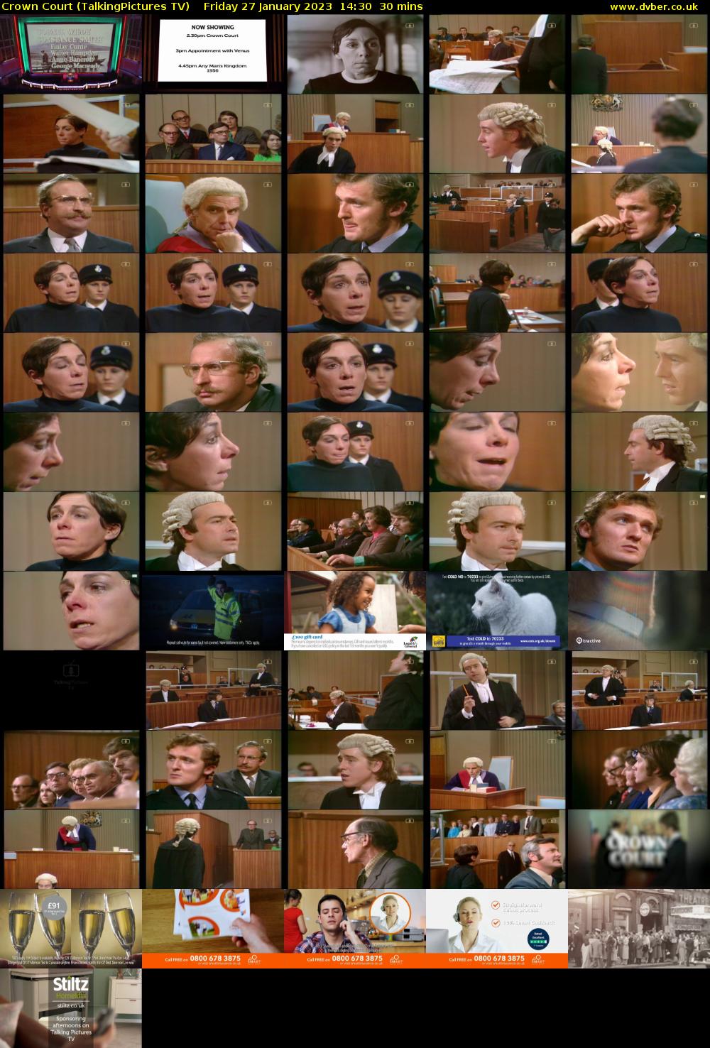 Crown Court (TalkingPictures TV) Friday 27 January 2023 14:30 - 15:00