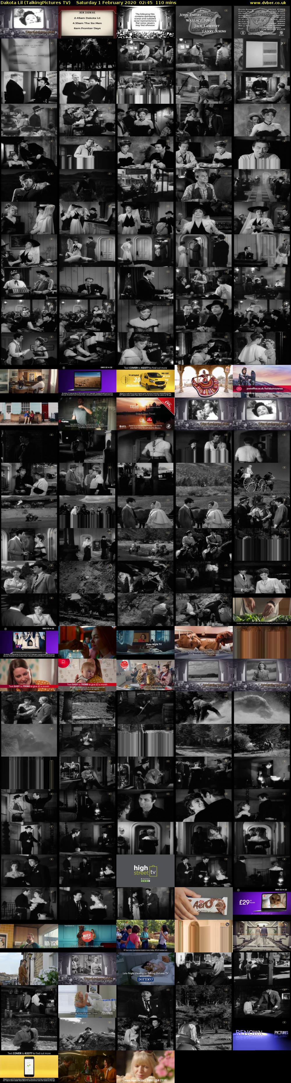 Dakota Lil (TalkingPictures TV) Saturday 1 February 2020 02:45 - 04:35