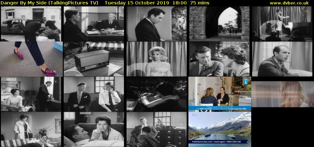 Danger By My Side (TalkingPictures TV) Tuesday 15 October 2019 18:00 - 19:15