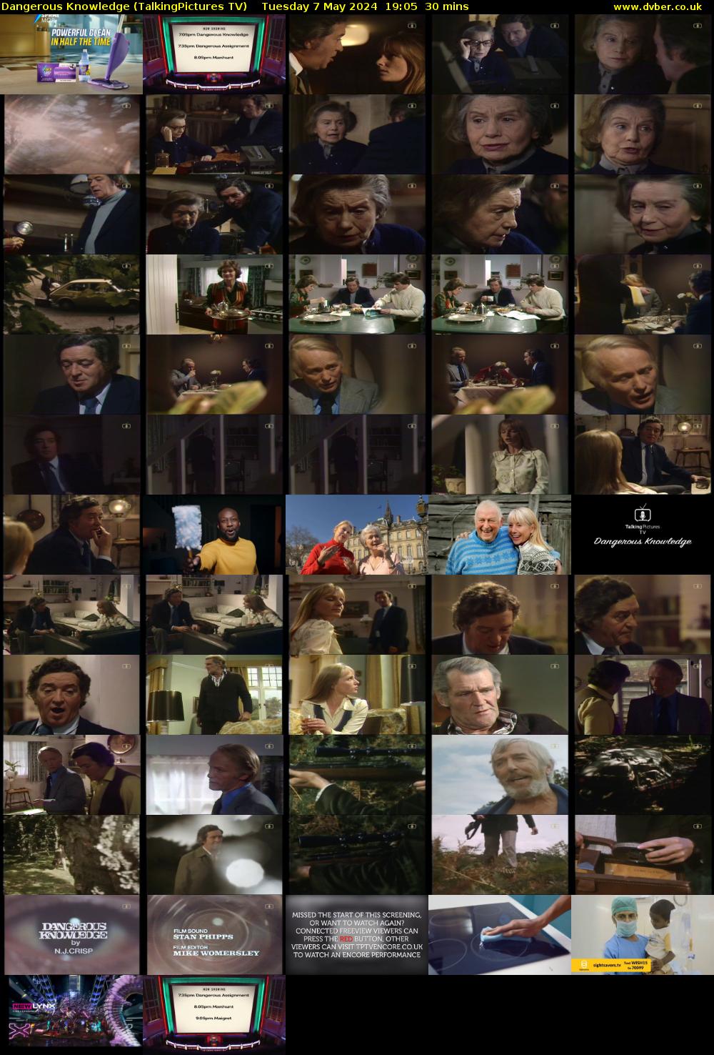 Dangerous Knowledge (TalkingPictures TV) Tuesday 7 May 2024 19:05 - 19:35