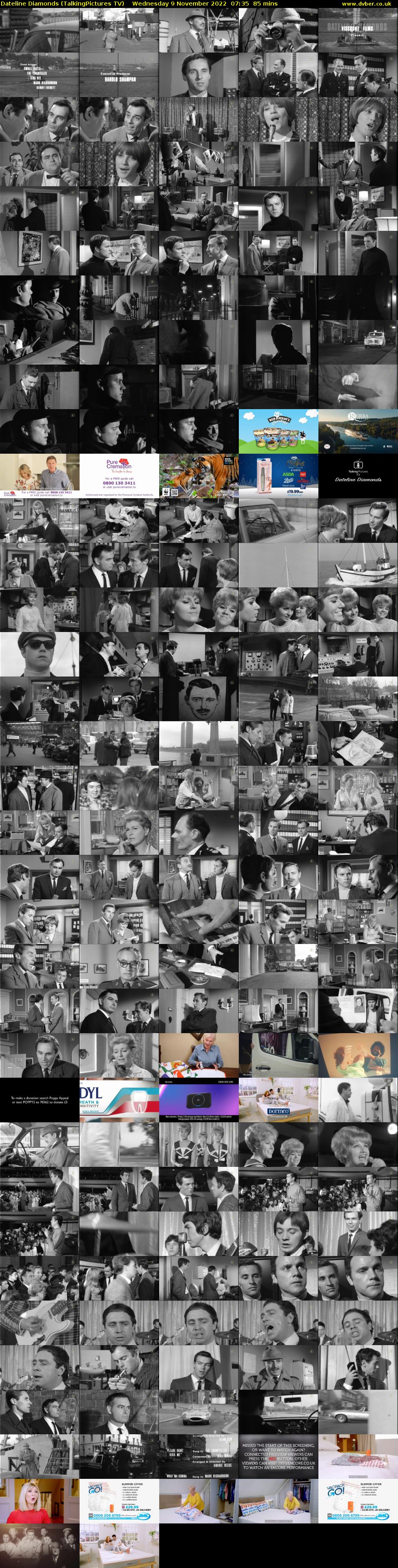 Dateline Diamonds (TalkingPictures TV) Wednesday 9 November 2022 07:35 - 09:00