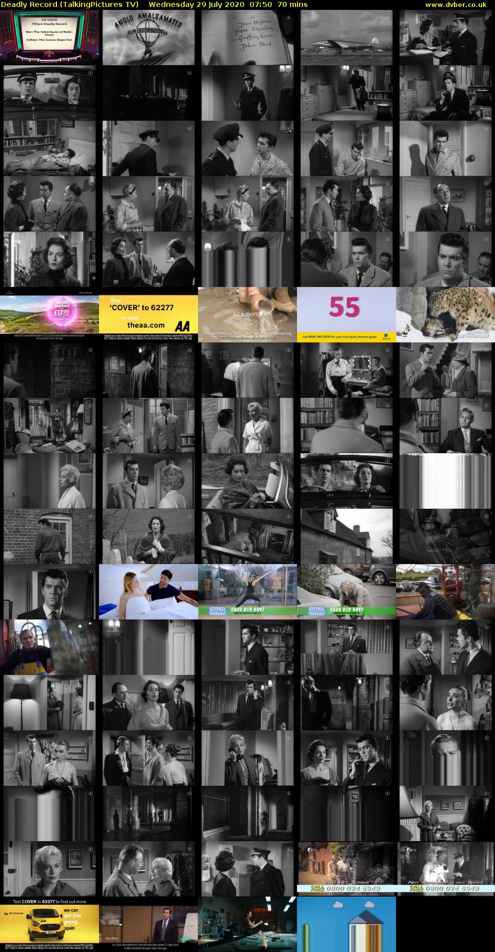 Deadly Record (TalkingPictures TV) Wednesday 29 July 2020 07:50 - 09:00